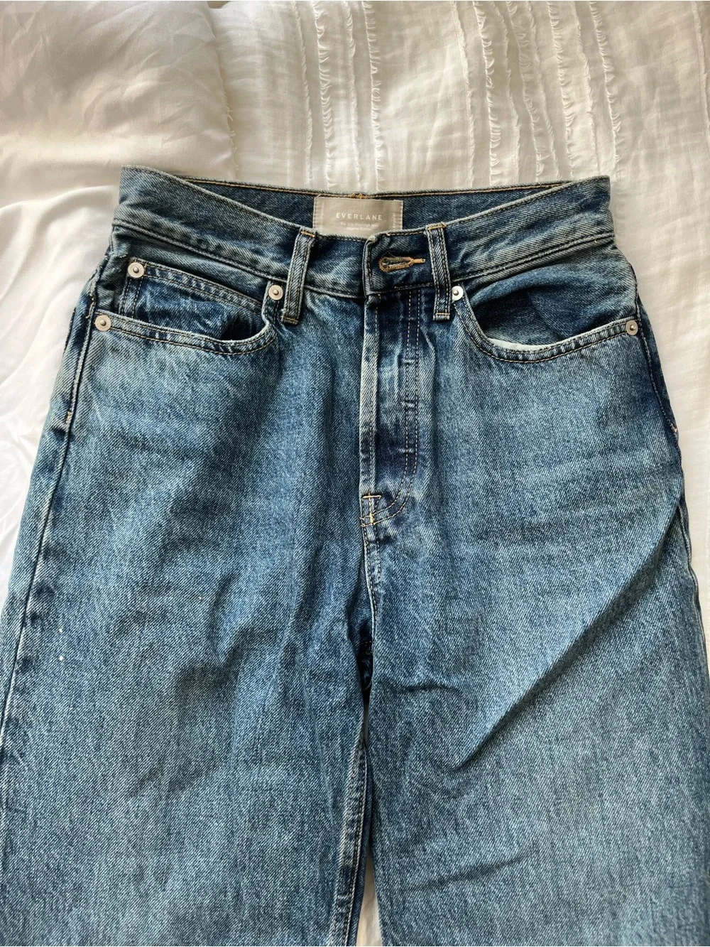 Everlane Light Blue Women’s Straight-Leg Jeans